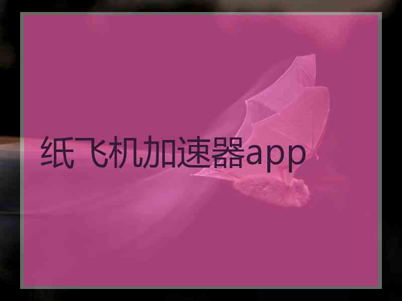 纸飞机加速器app